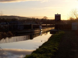 Along the canal